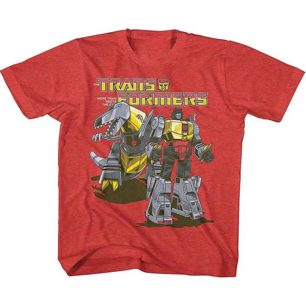Retro Grimlock Transformers skjorta för pojkar S