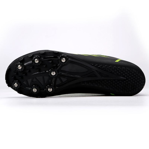 Friidrottsskor för män Spikes Track Race Hoppande Sneakers Professionella löpar Nail Spikes Skor 2J9004 Black 41