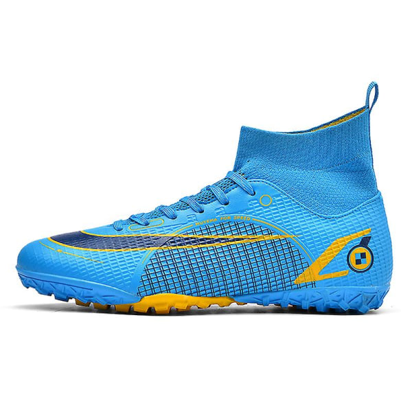 Fotbollsskor för damer Spikes Fotbollsskor för ungdomar Stövlar Athletic Sneaker 3C2588G Blue 40