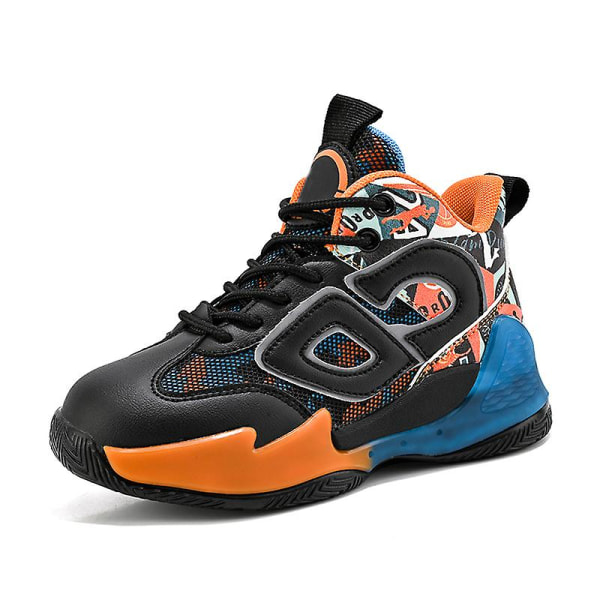 Pojkar Flickor Sneakers Andas löparskor Mode Sportskor L830 Black 34