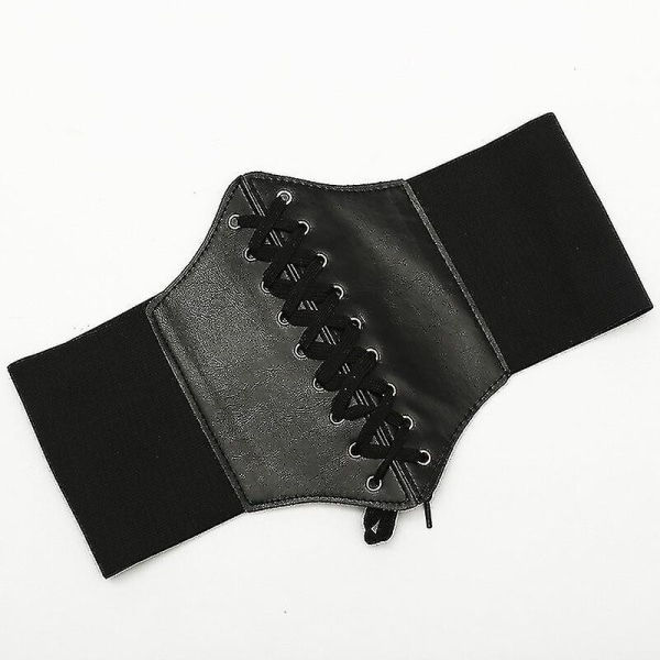 Modekorsett Breda bälten Fuskläder bantning Kroppsformande gördelbälte för kvinnor Elastiskt tight hög midja för dagligt bruk,kaffe 02 65CM Waist 65 to 78cm