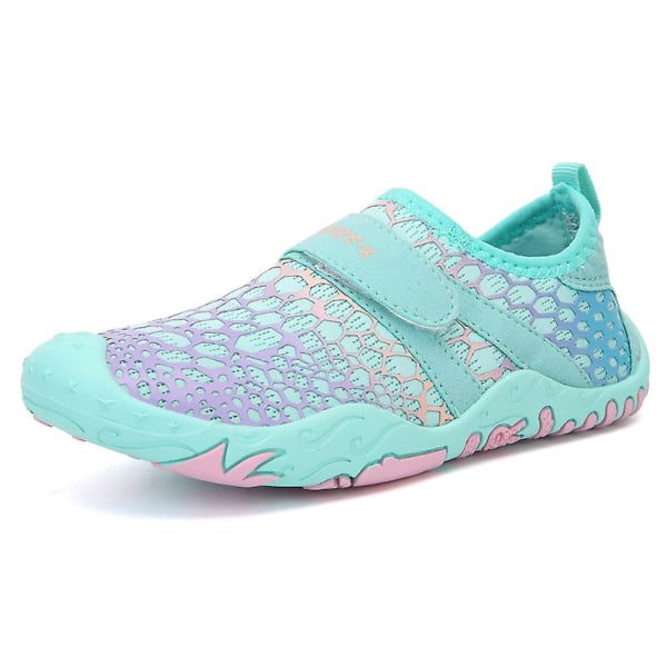 Barnpromenadskor Vattenskor Snabbtorkande Summer Beach River Sea Aqua Sneakers 102 LightBlue 27