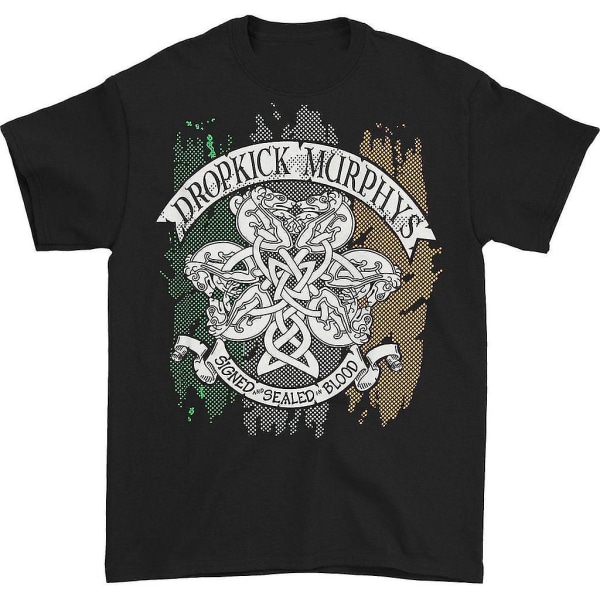 Dropkick Murphys Knotwork Flag Tee T-shirt M