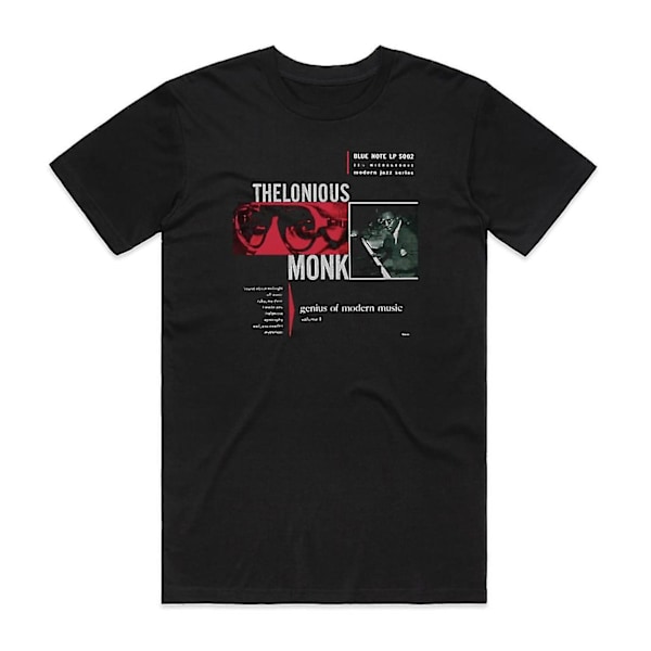 Thelonious Monk Genius Of Modern Music Volym 1 T-shirt Svart M