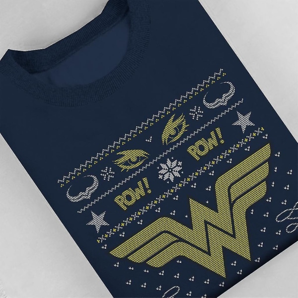 Wonder Woman Christmas Pow Pow herrtröja