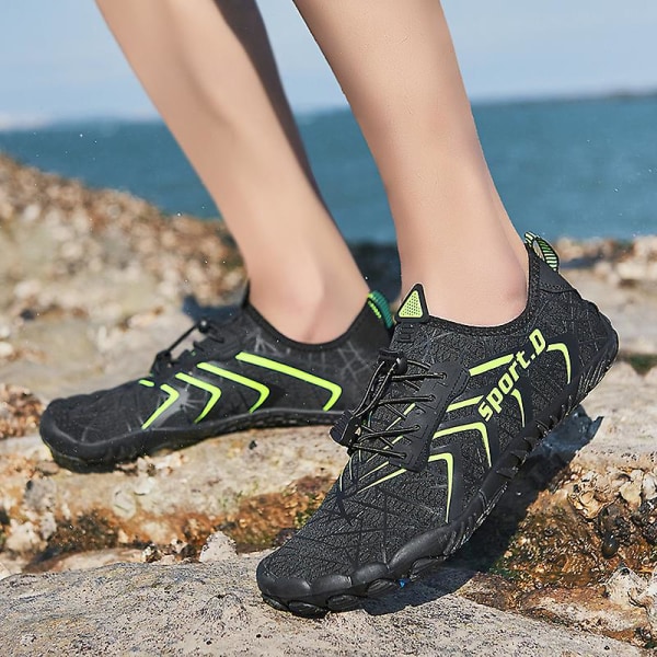 Sommarvattenskor Herr Simskor Strandskor Big Plus Size Sneaker For Womens 05 Black 36