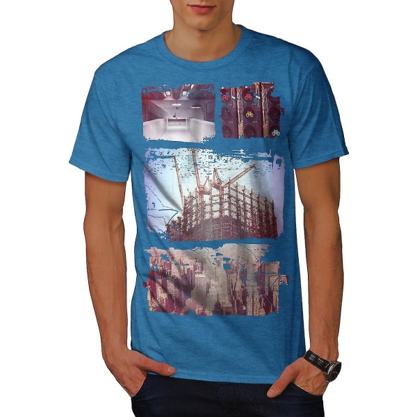 City Life Street Men Royal T-shirt L