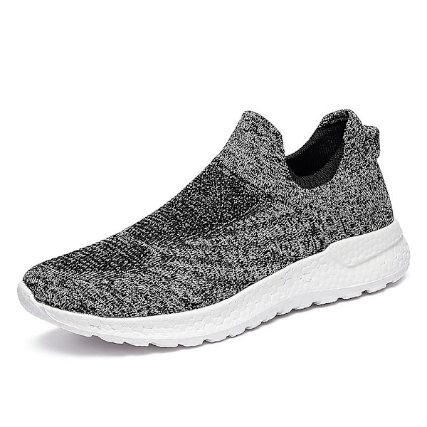 Herr Fly Weaving Sneakers Andas löparskor Mode Sportskor 3Af8026 Gray 41
