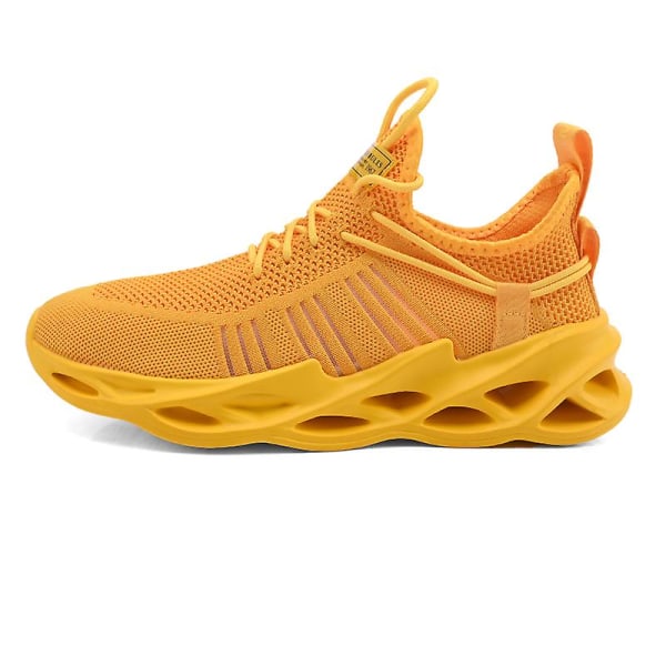 Herr Sport Athletic löparsneakers Walking Shoes 3Bg157 Yellow 37