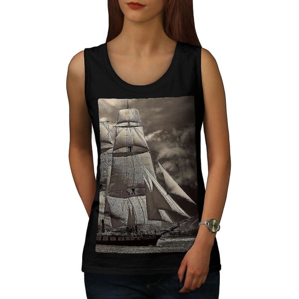 Ship Retro Unique Women Linne 3XL