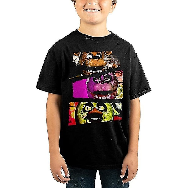 Fredrisim Unika fem nätter hos Freddys karaktärer för ungdomens T-shirt M