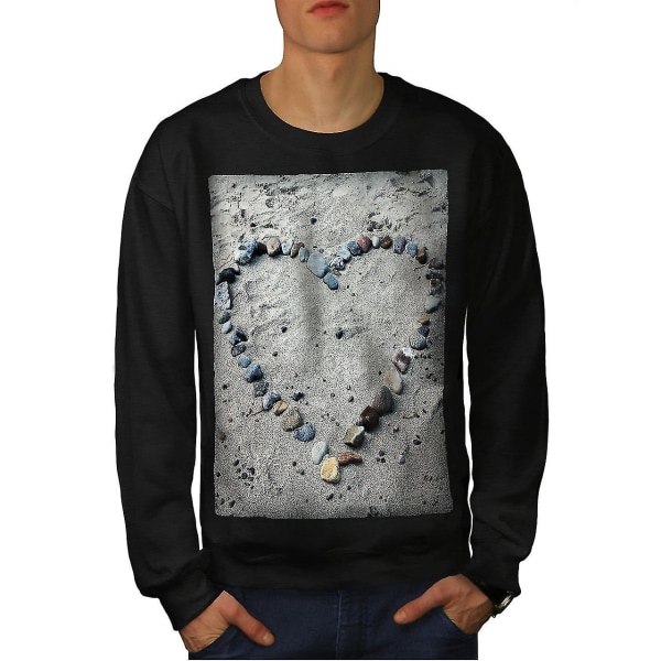 Rock Beach Love Nature Men Sweatshirt L