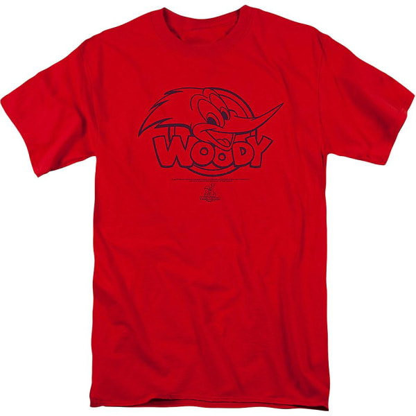 Röd Woody hackspett T-shirt L