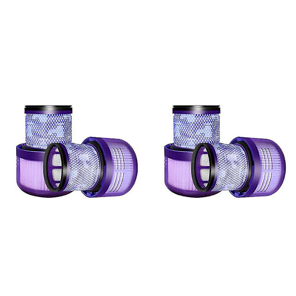4st Ersättningsfilter för Dyson V10digital Slim Fluffy/sv18