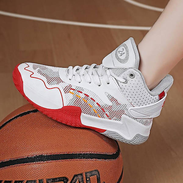 Basketskor för barn Andas halkfria sportlöparskor 6188 Red 34