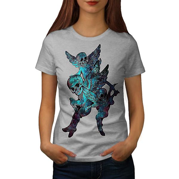 Skeleton Angel Rock T-shirt för kvinnor M