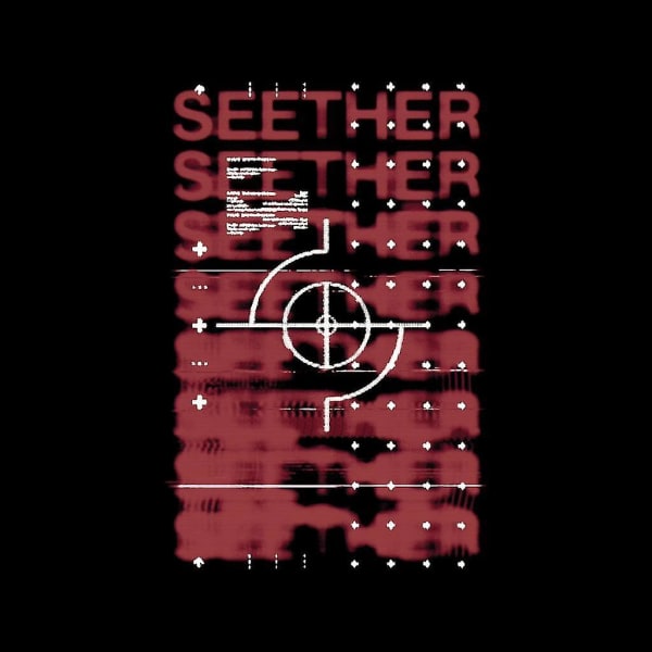 Seether suddig logotyp damväst Medium