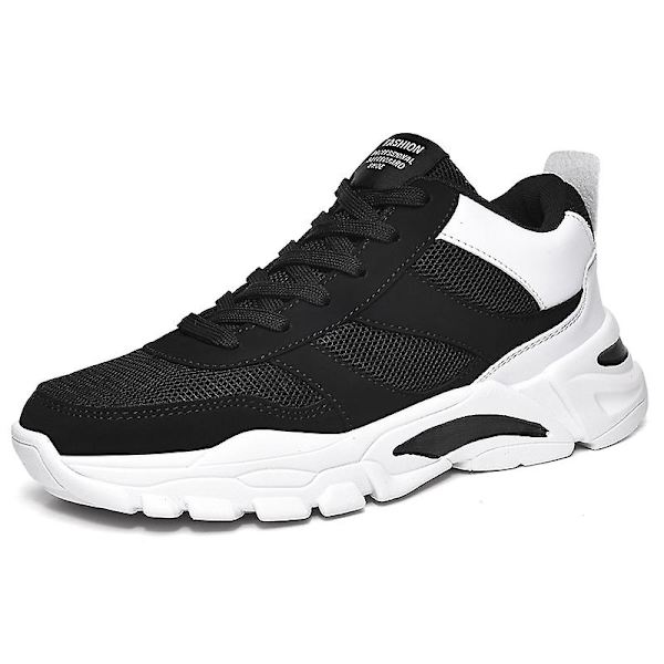 Herrsneakers Andas löparskor Mode Sportskor 3Aj026 BlackWhite 41