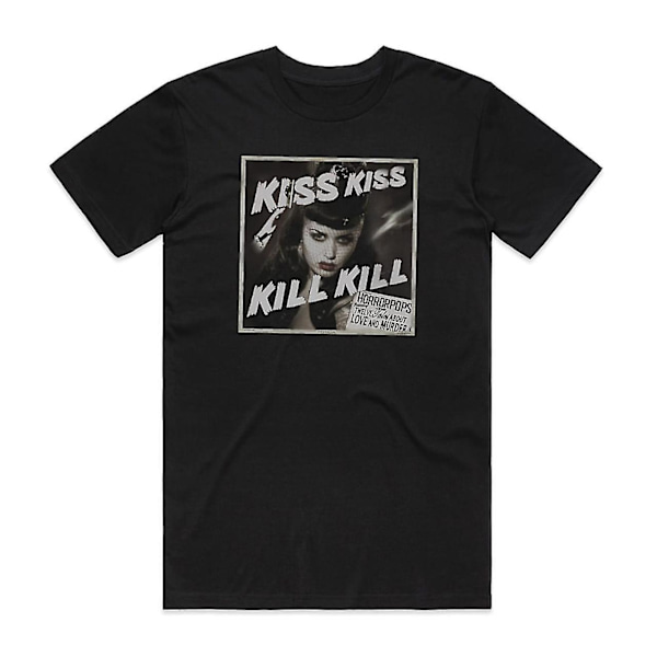 Horrorpops Kiss Kiss Kill Kill T-shirt Svart XXL