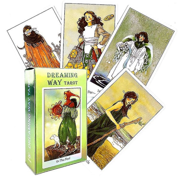 The New Tarot Collection Cards Klassiska brädspel Fantasifullt Oracle Divination Desk-spel med pdf-guidebok78st Tt113