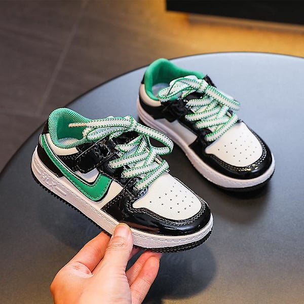 Sneakers för barn Mode Löparskor Flickor Sportskor som andas Yj435 Green 34