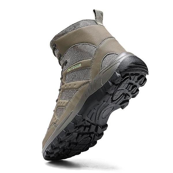 Herr Military Boot Combat Herr Stövlar Tacticalhane Shoes Work Safety Shoes A11 Green 41