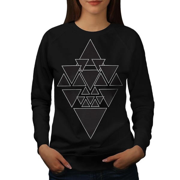 Occult Triangle Women Blacksweatshirt L