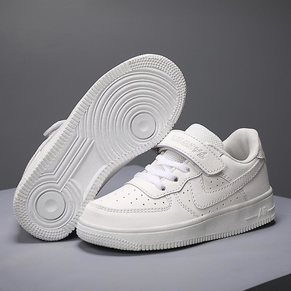 Barnskor Sportlöparskor Andas Sneakers För Pojkar T6001 White 34