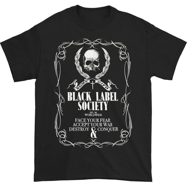 Black Label Society Linework Crest Tee T-shirt M