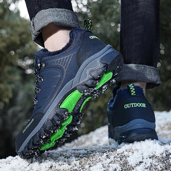 Vandringsskor för herr Andas Sneakers Halkfria utomhusskor 767 DarkBlue 44