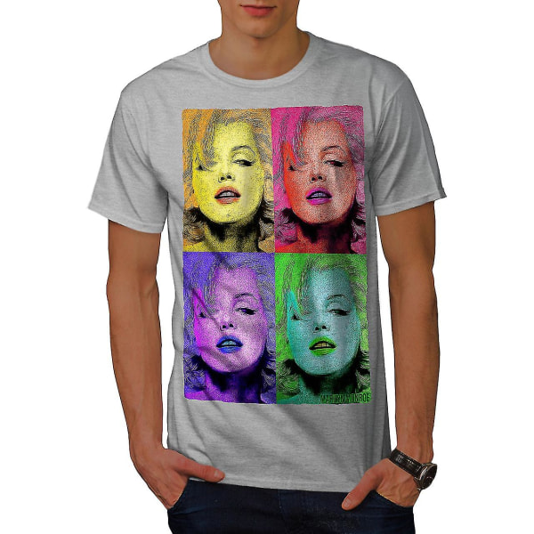Marilyn Men Gråskjorta L