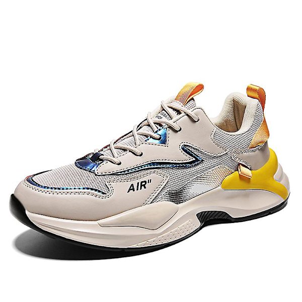 Herrsneakers Andas löparskor Mode Sportskor Tk829 Beige 41