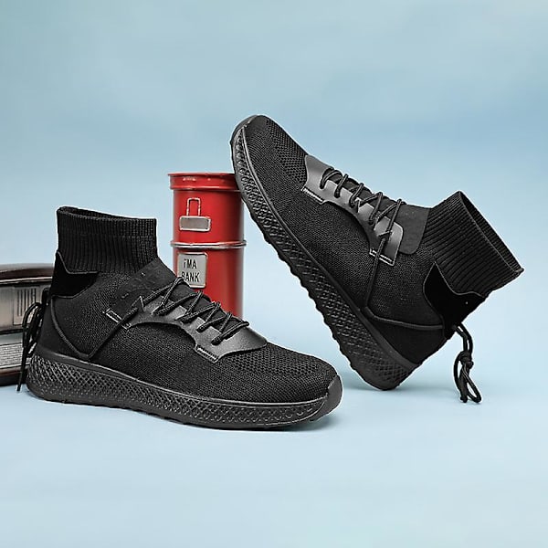 Basketskor för män Andas Sneakers Löparskor 3Ay861 Black 41