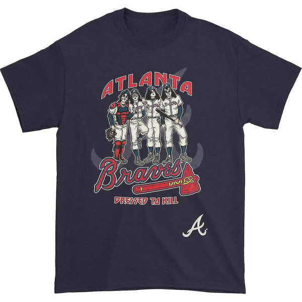 Kyss Atlanta Braves Dressed To Kill T-shirt L