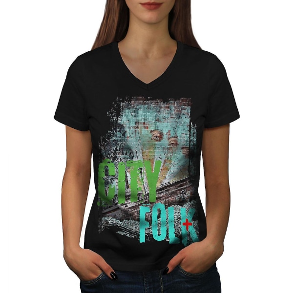 City Urban Fashion T-shirt för kvinnor L