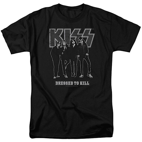 KISS Dressed To Kill Vuxen T-shirt M