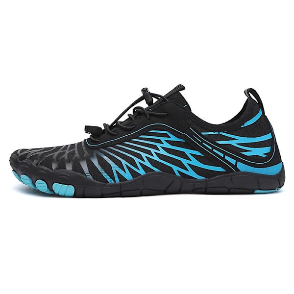 Vattenskor för män Snabbtorkande Sport Aqua Skor 3Ba8305 BlackBlue 43