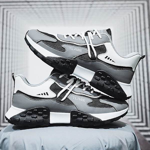 Herrsneakers Andas löparskor Mode Sportskor 3Byx3689 Black 41