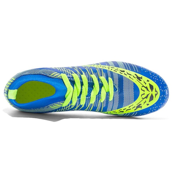 Fotbollsskor för män Spikes Fotbollsskor för ungdomar Stövlar Athletic Sneaker 3C669-1 Blue 42