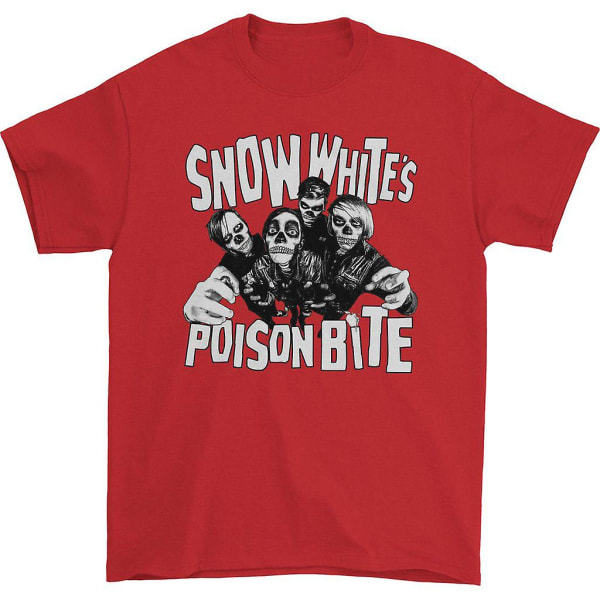 Snow White's Poison Bite Band Photo (röd) T-shirt S