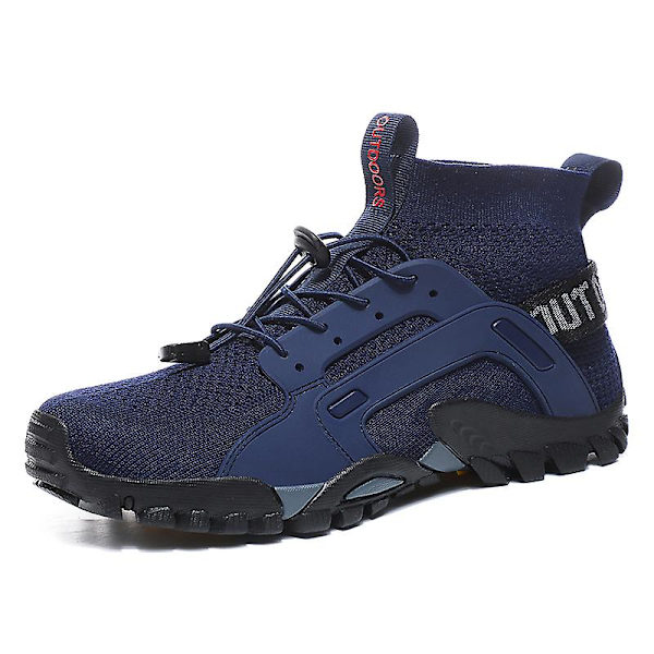 Vandringsskor för män Trailrunning Skor Halksäkra Fitness Promenad Jogging Sneakers 3Cw25 Blue 39