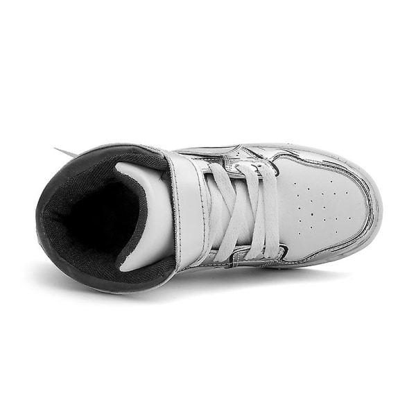 Sneakers för barn Andas Pojkar Flickor Skateboard Skor Löparskor 2L053 Silver 31