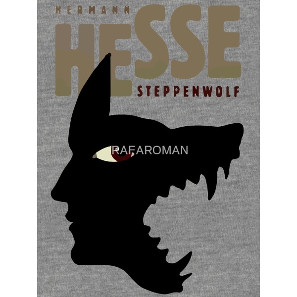 Hermann Hesse Tri-blend T-shirt Grey L_Back