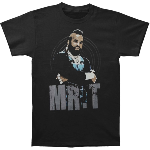 Mr T Mr T Svart & Blå T-shirt XXL