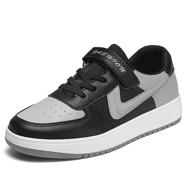 Pojkar Sneakers Andas Flickor Skateboard Skor Löparskor 3D9877 Gray 33