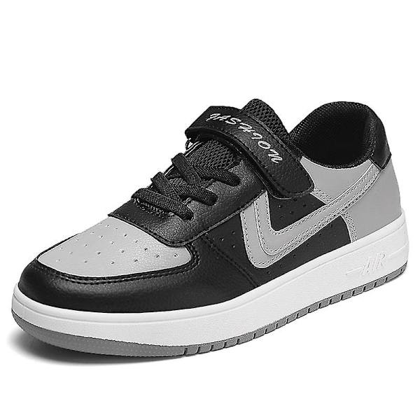 Pojkar Sneakers Andas Flickor Skateboard Skor Löparskor 3D9877 Gray 34
