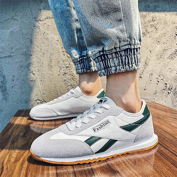 Casual för män Mode tyska träningsskor 1Gn582 Green 41
