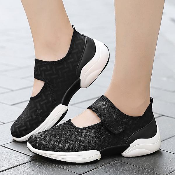 Kvinnors casual Andas och mjuka skor Fr2006 Black 41