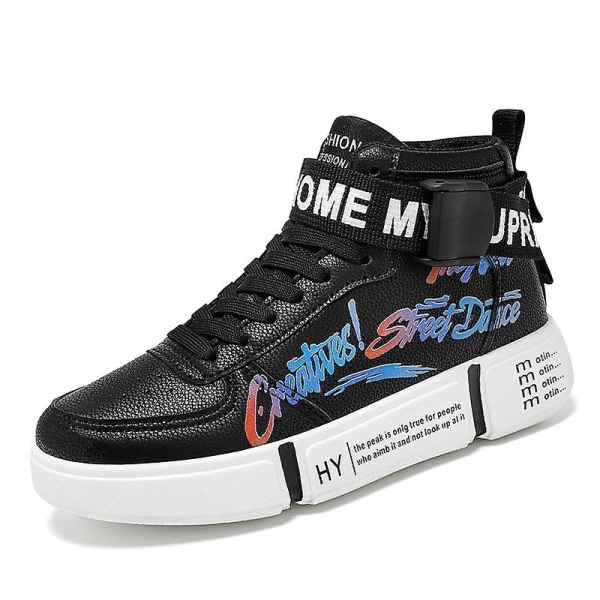 Sneakers för barn Andas Pojkar Flickor Skateboard Skor Löparskor 2Ln8895 Black 37