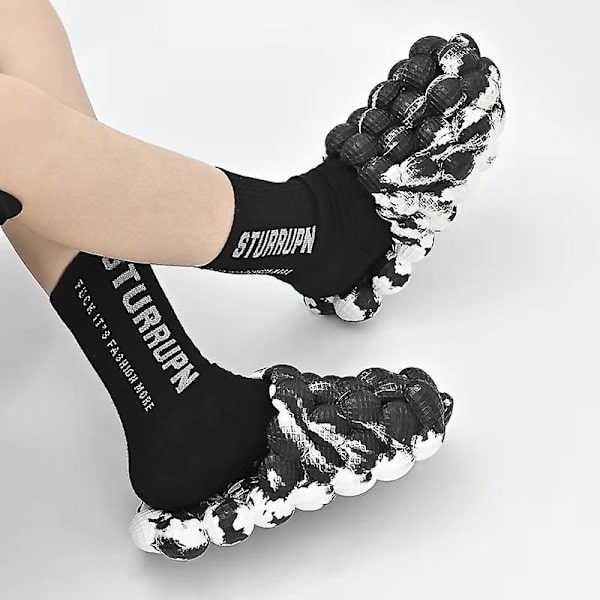 Strandtofflor för män Modesandaler Utomhus Halkfria inomhusskor 3Bc2201 Black 41-42